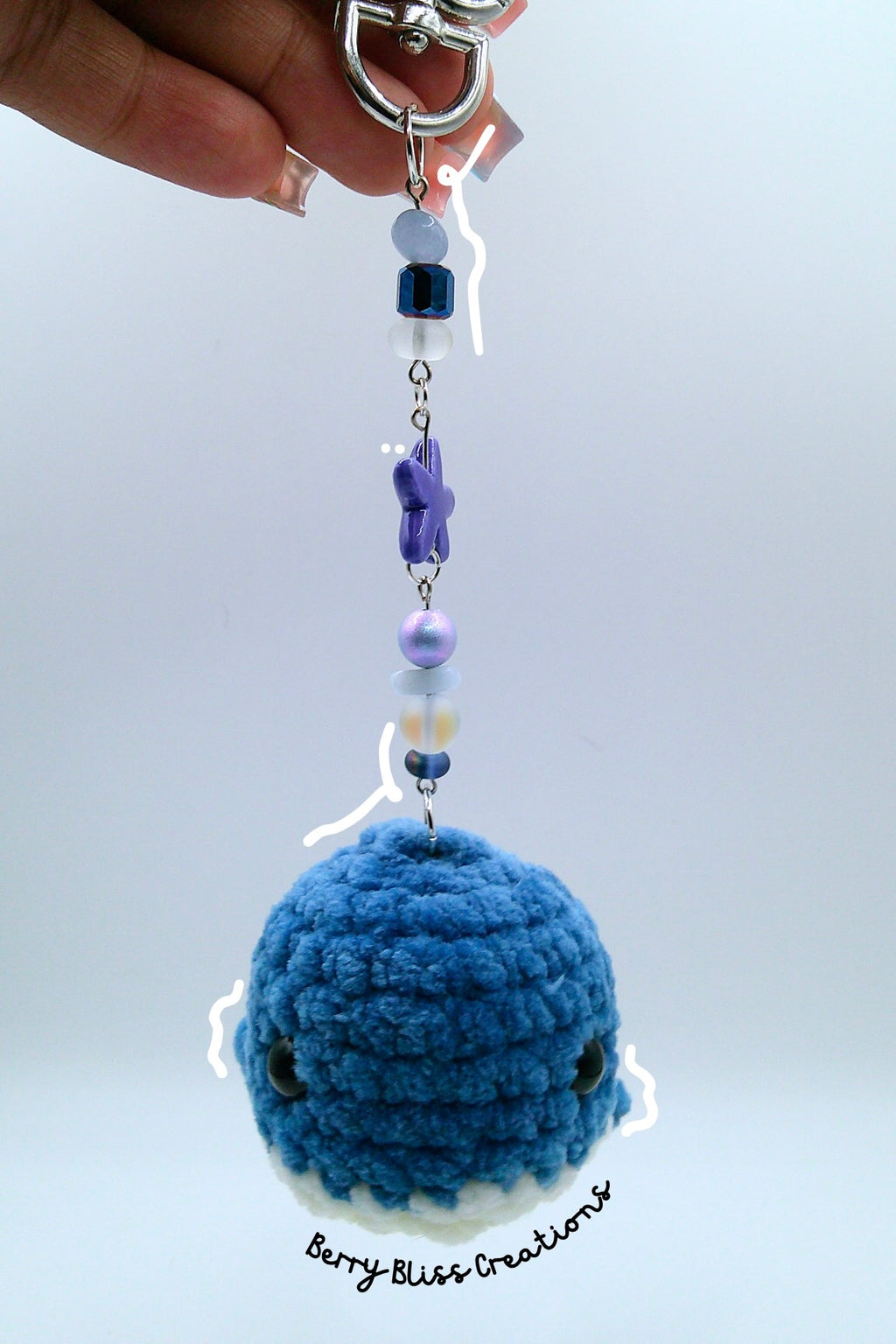 Blue Whale Charm
