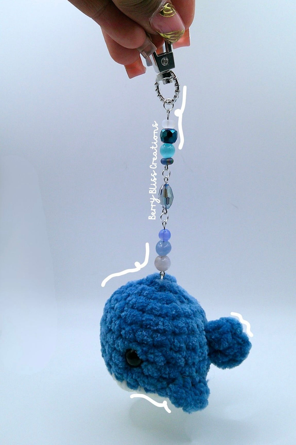 Blue Whale Charm