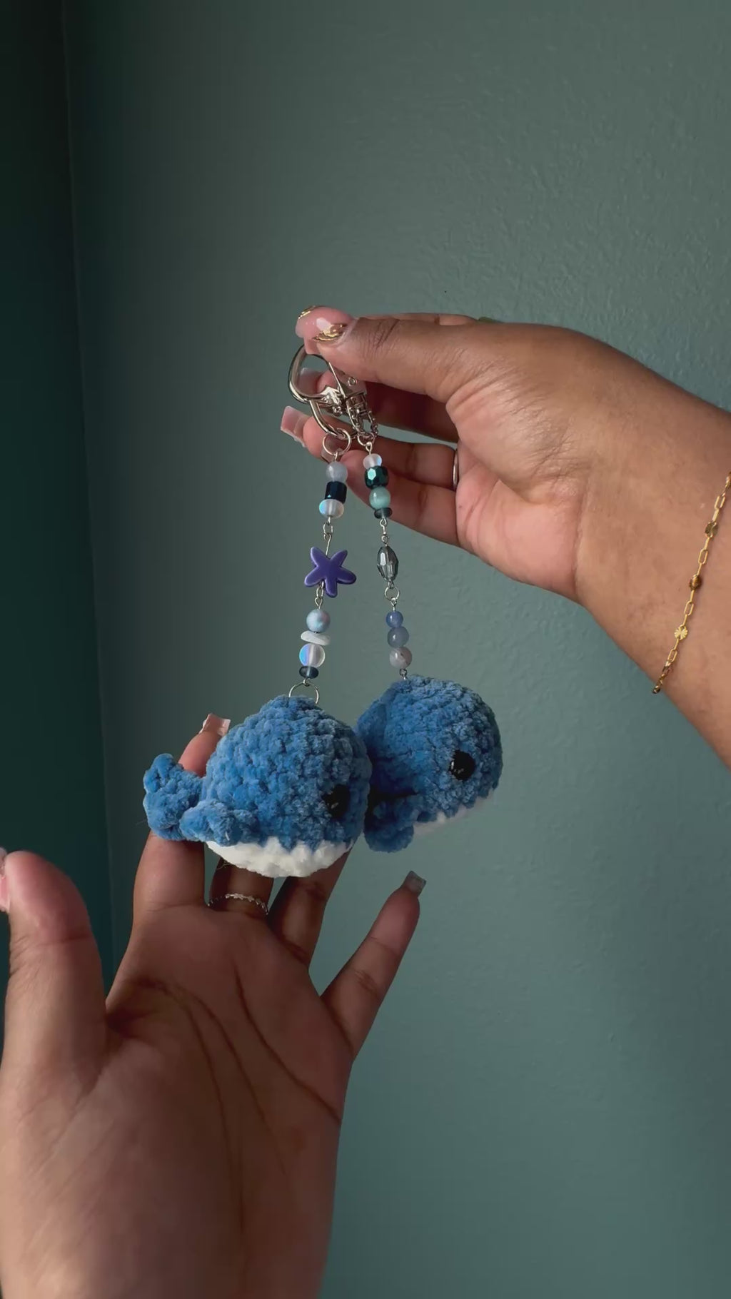 Blue Whale Charm